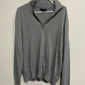 Supima cotton half zip sweater cashmere men’s quarter zip cashmere